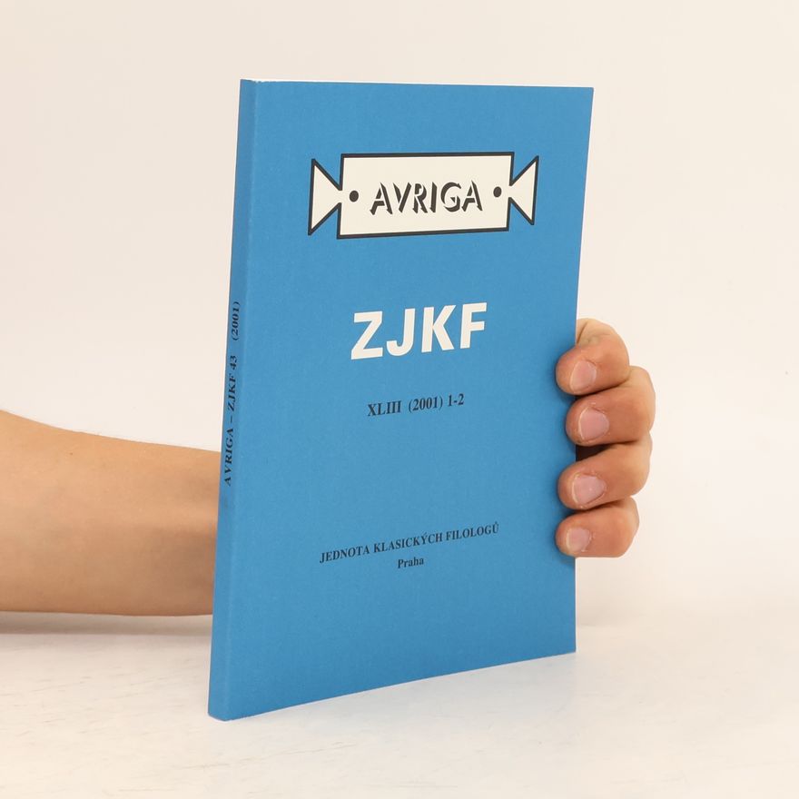 Štěpánka Brožová Zprávy Jednoty klasických filologů XLIII (2001) 1-2