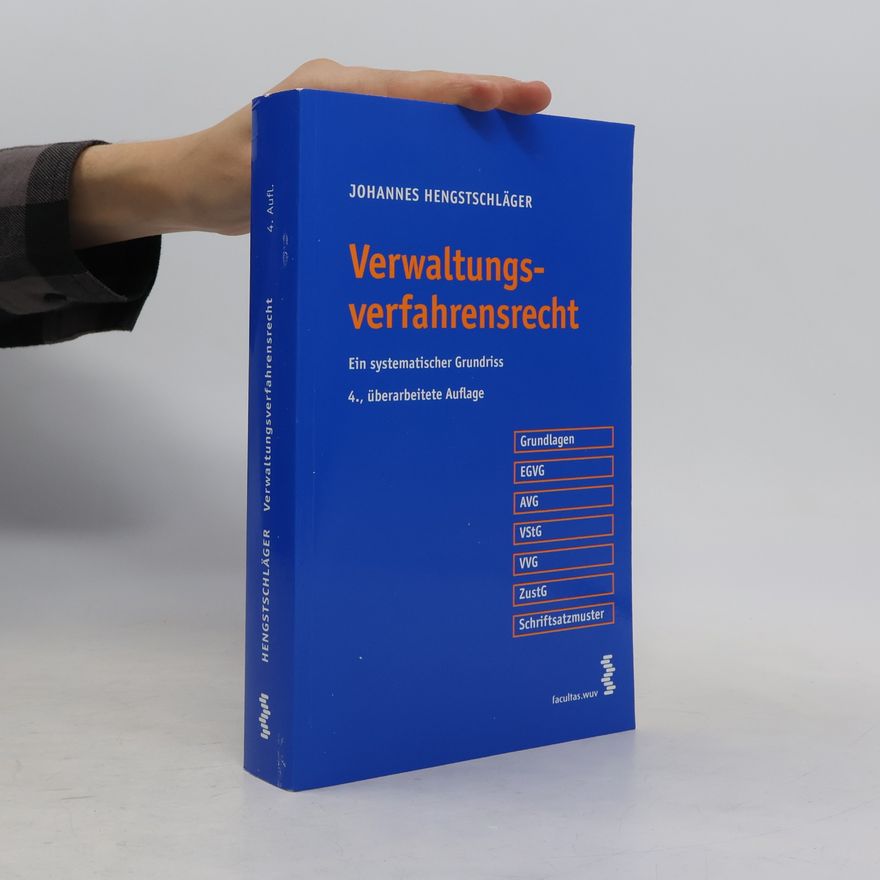 Johannes Hengstschläger Verwaltungsverfahrensrecht
