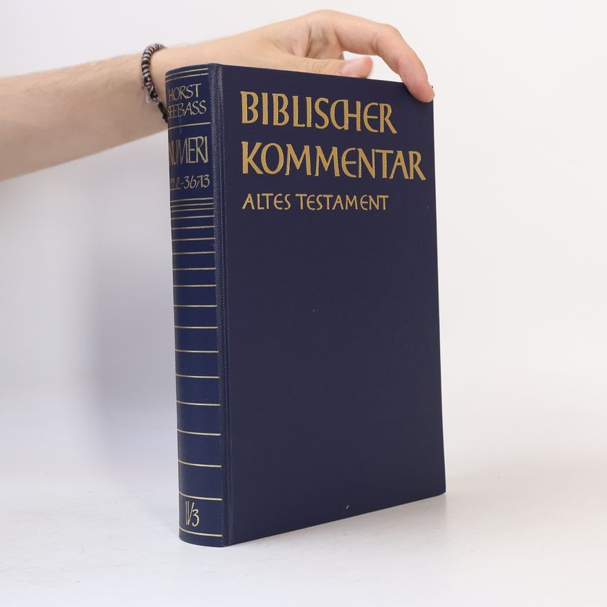 Horst Seebass Biblischer Kommentar Altes Testament - IV/3.6: Numeri 34,15-36,13