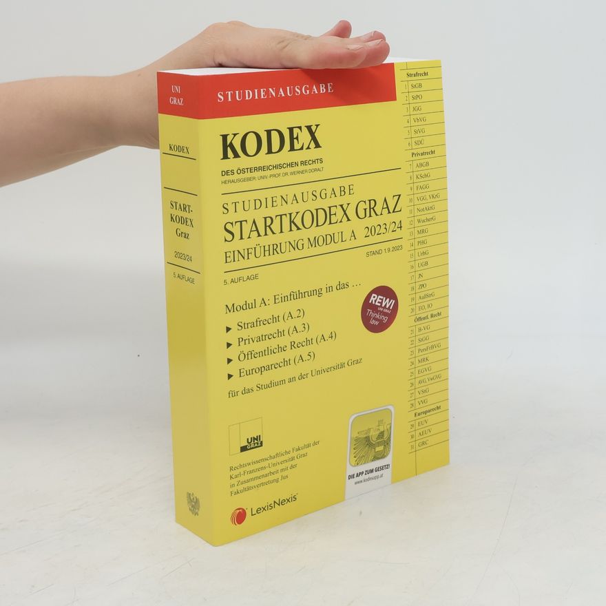 Werner Doralt Kodex Studienausgabe - 2023/24: Startkodex Graz Einführung Modul A