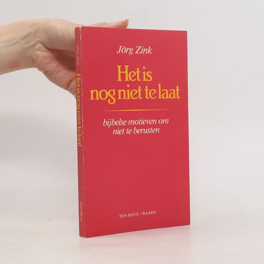 Johannes Robert Heemst Het is nog niet te laat