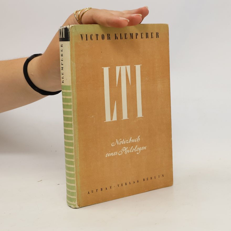 Victor Klemperer Notizbuch eines Philologen