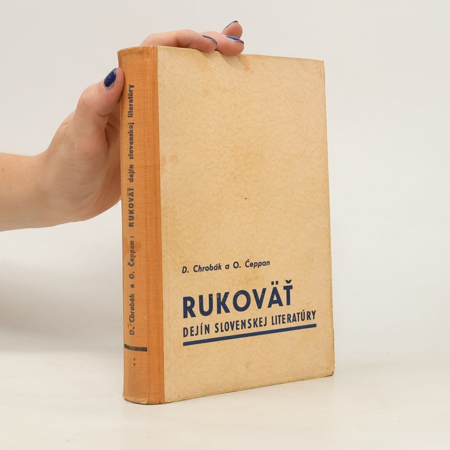 Dobroslav Chrobák Rukoväť dejín slovenskej literatúry