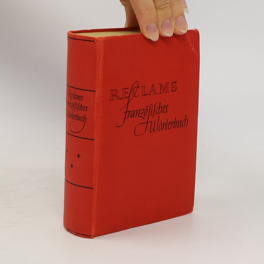 Friedrich Kohler Reclams französisches Wörterbuch