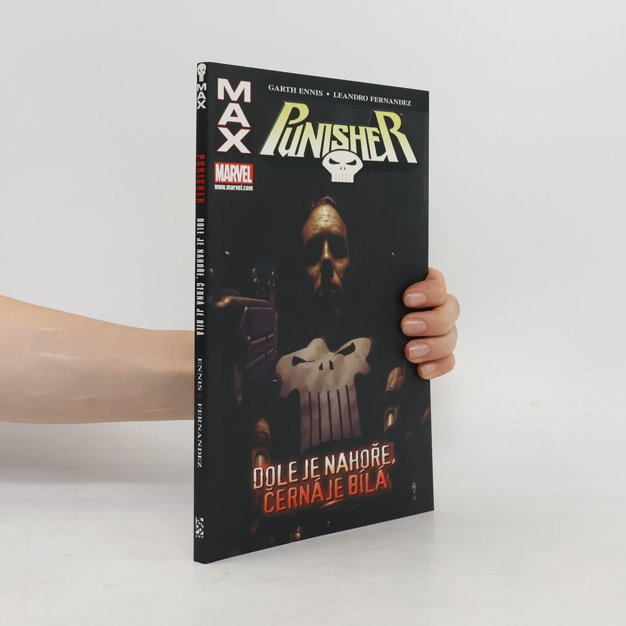 Leandro Fernandez Punisher. Dole je nahoře, černá je bílá