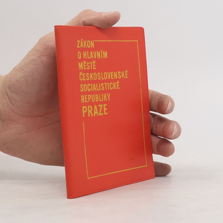 Zbyněk Kiesewetter Zákon o hlavním městě Československé socialistické republiky Praze