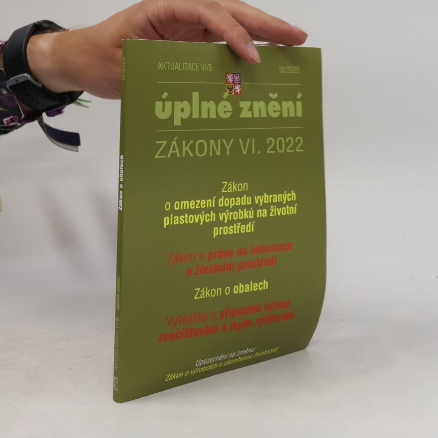 Various authors Úplné znění: Zákony VI. 2022