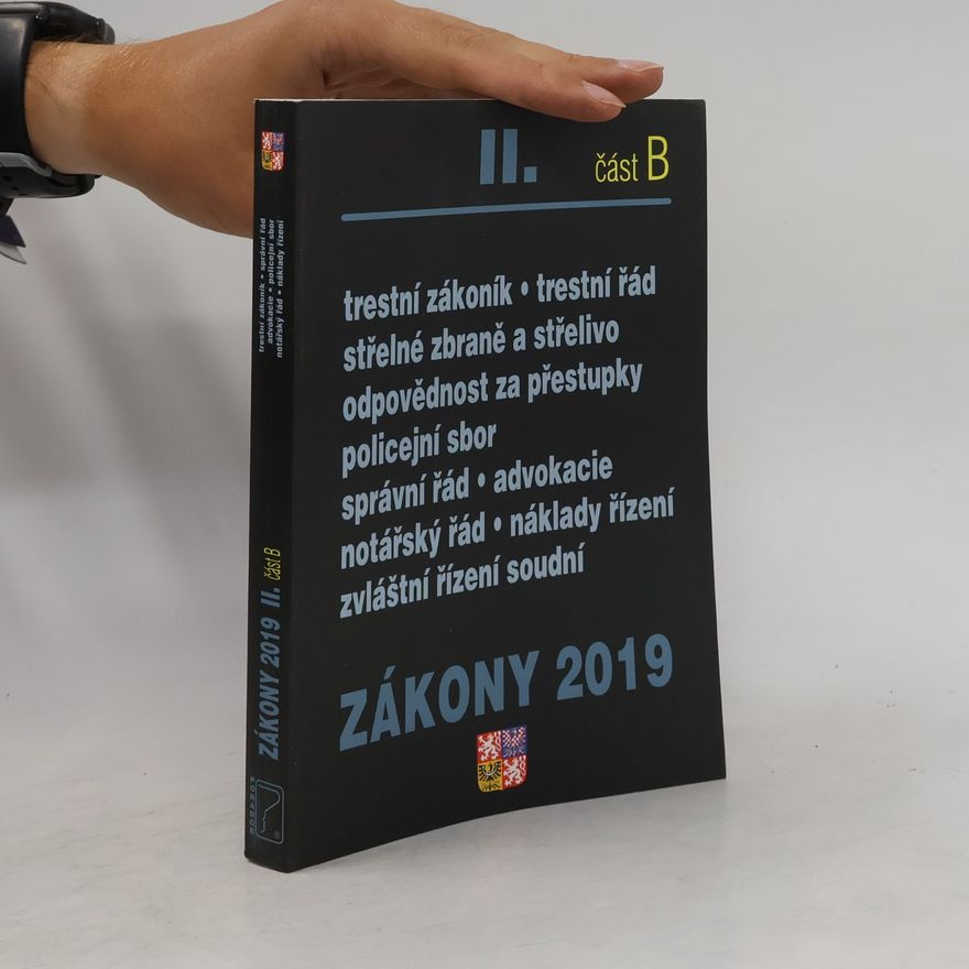Autorenkollektiv Zákony 2019 II. Část B