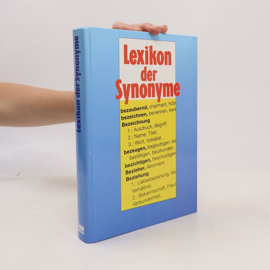 Ines Schill Lexikon der Synonyme