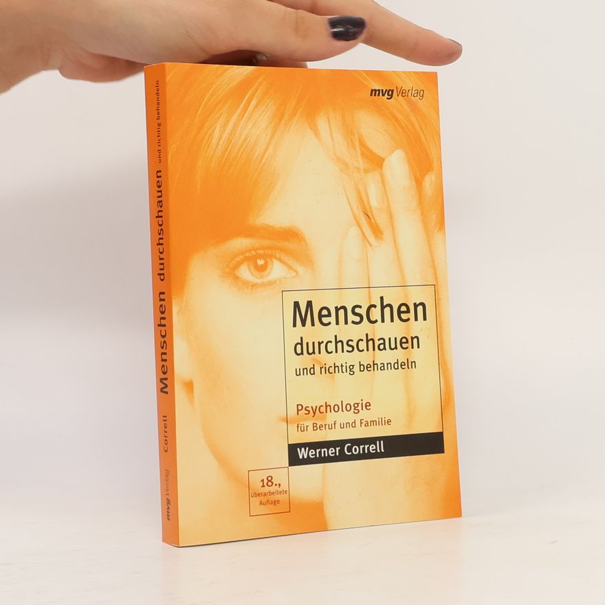 Werner Correll Menschen durchschauen und richtig behandeln