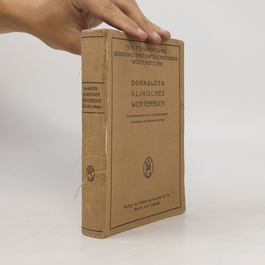 Otto Dornblüth Dornblüth klinisches Wörterbuch