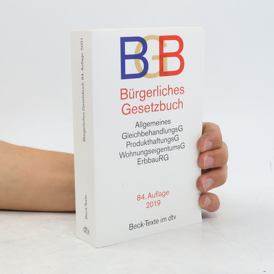 Collectif d'auteurs Bürgerliches Gesetzbuch