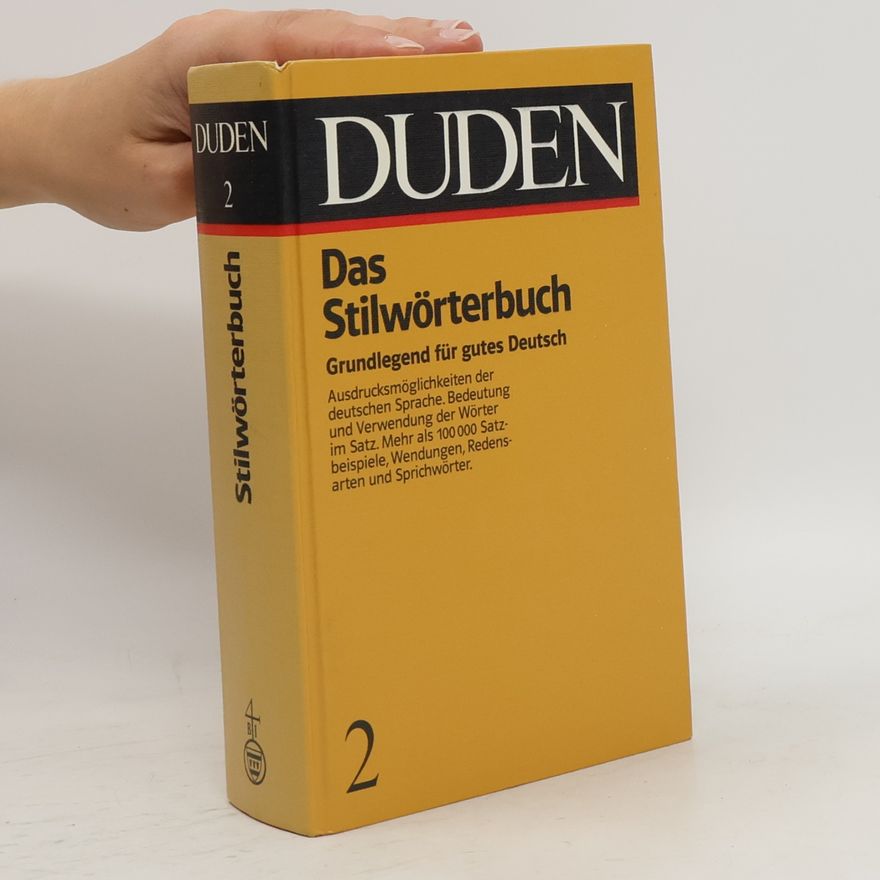 Günther Drosdowski Duden 2. Das Stilwörterbuch