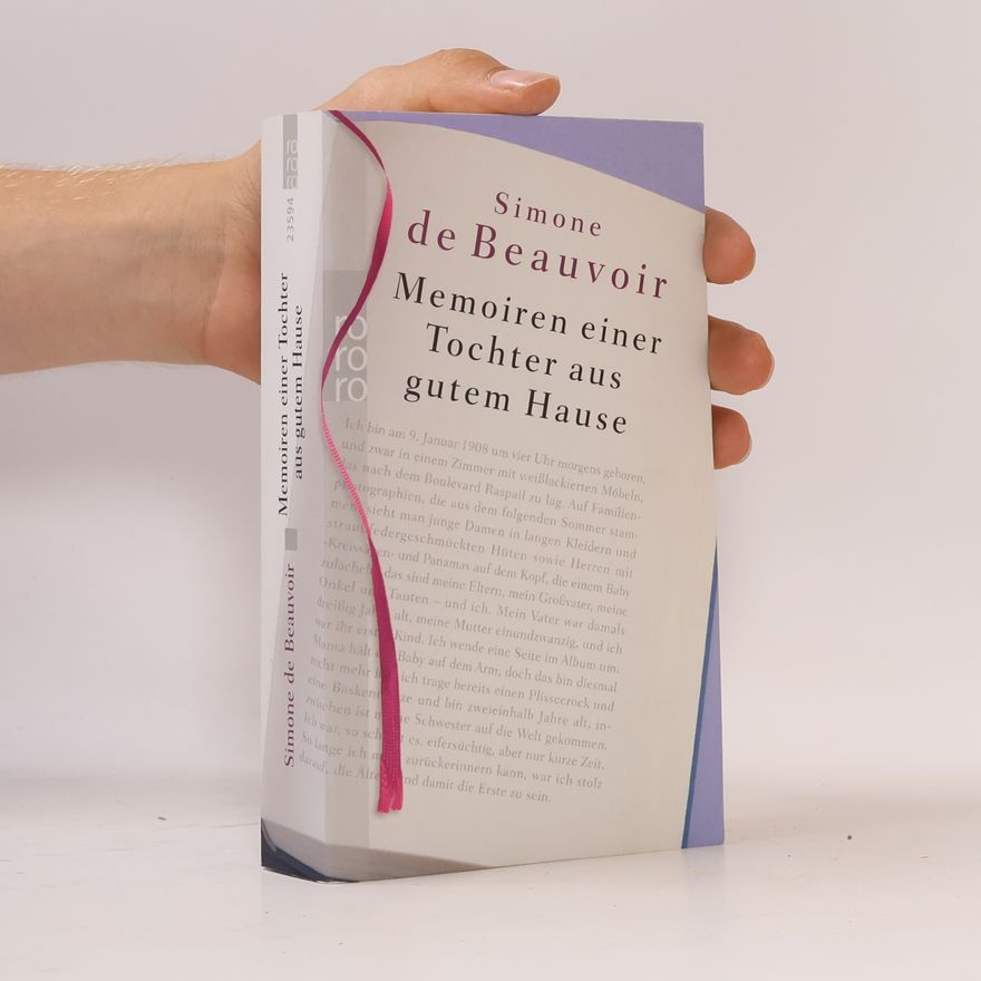 Simone de Beauvoir Memoiren einer Tochter aus gutem Hause
