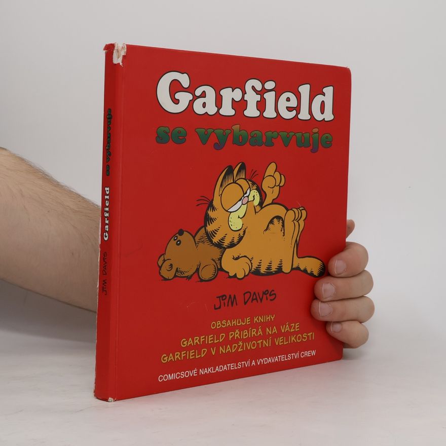 Jim Davis Garfield se vybarvuje
