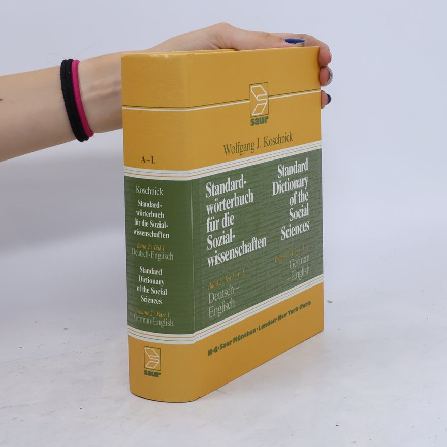 Wolfgang J. Koschnick Standardwörterbuch für die Sozialwissenschaften