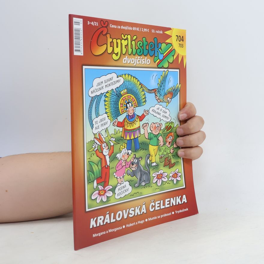 Jiří Poborák Čtyřlístek dvojčíslo 703/704 - Královská čelenka