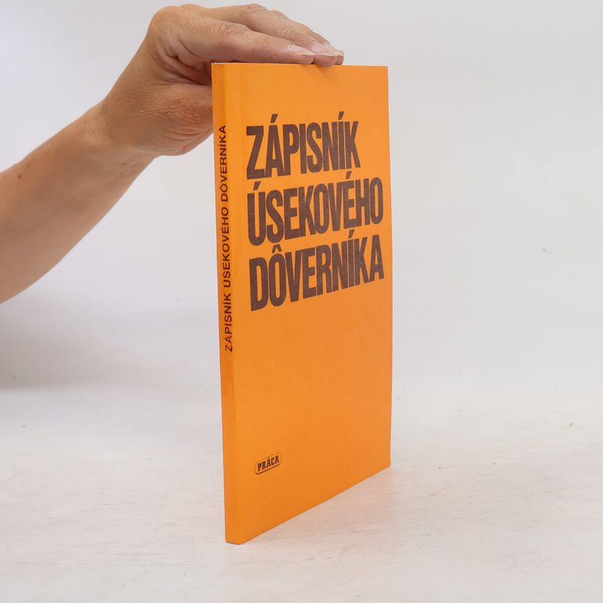 Josef Duchek Zápisník úsekového dôverníka