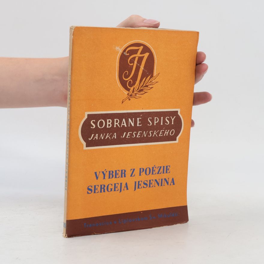 Janko Jesenský Výber z poézie Sergeja Jesenina