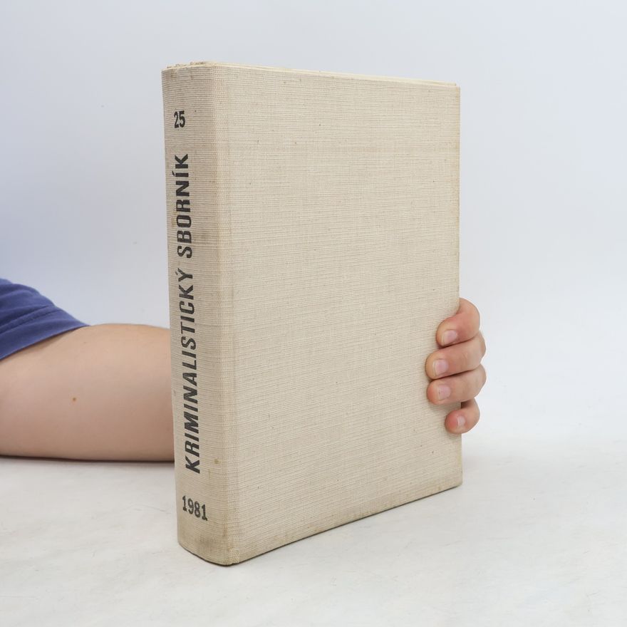 Collectif d'auteurs Kriminalistický sborník. Ročník XXX. - 1986