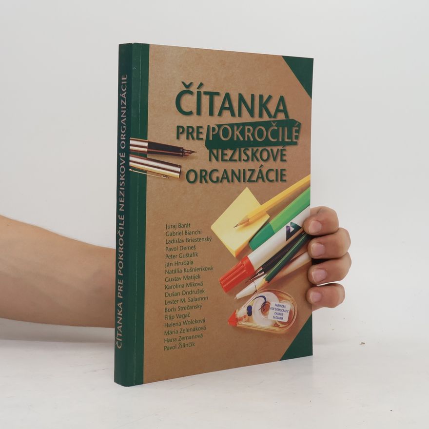 Pavol Demeš Čítanka pre pokročilé neziskové organizácie