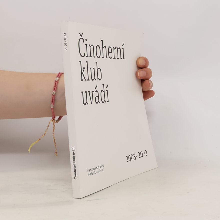 Kolektiv autorů Činoherní klub uvádí 2003-2022