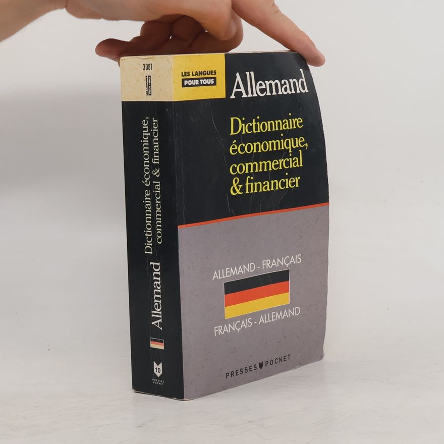 Jürgen Boelcke Dictionnaire de l'allemand économique et commercial et financier
