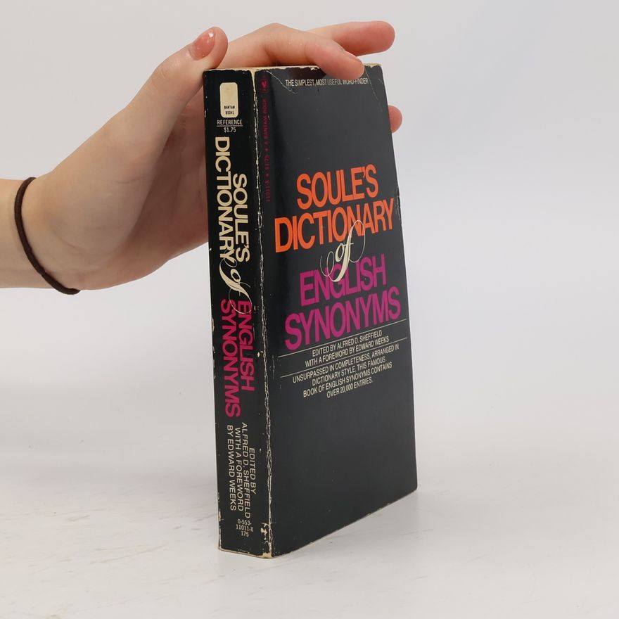 Alfred D. Sheffield A Dictionary Of English Synonyms And Synonymous Expressions