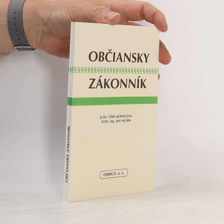 Věra Kopáčová Občiansky zákonník