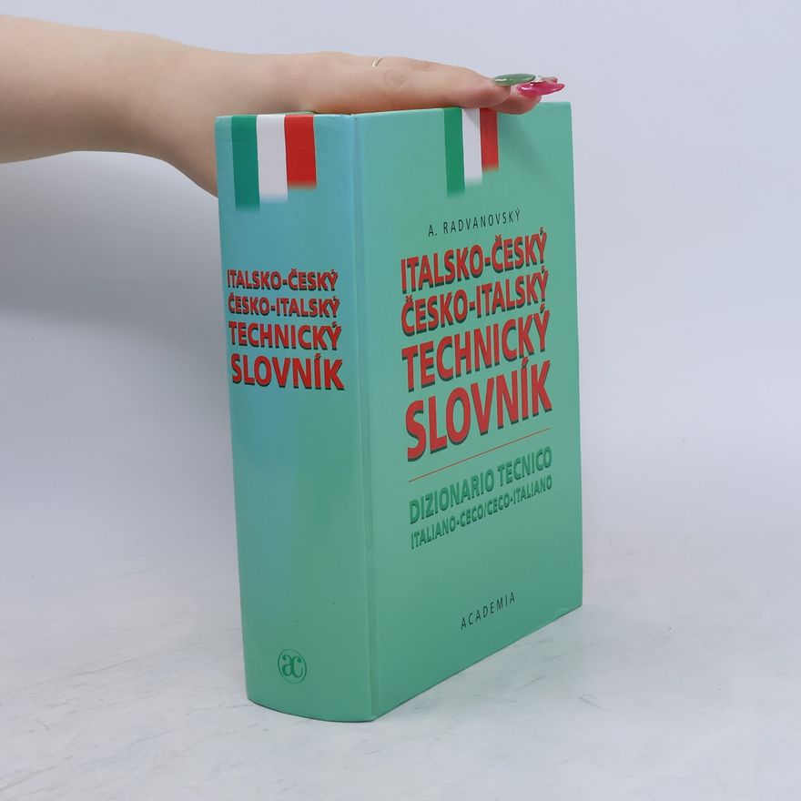 Antonín Radvanovský Italsko-český a česko-italský technický slovník