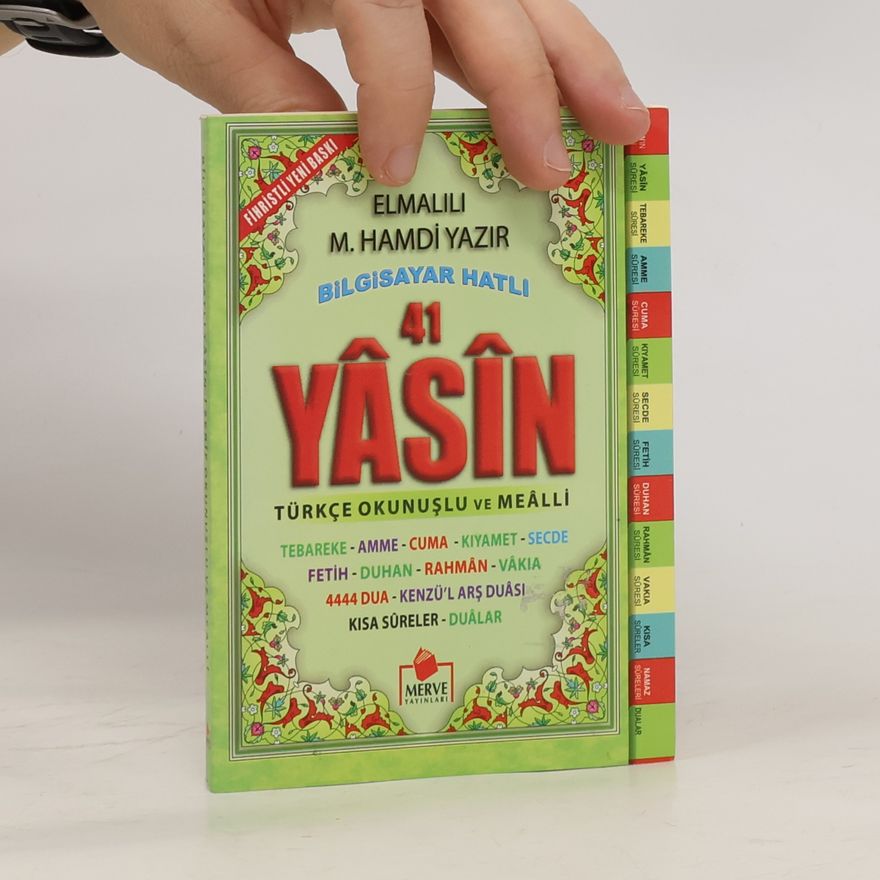 Elmalili Muhammed Hamdi Yazir 41 Yasin - Türkce Okunuslu ve Mealli: Bilgisayar Hatlı, Fihristli Yeni Baskı, Cep Boy
