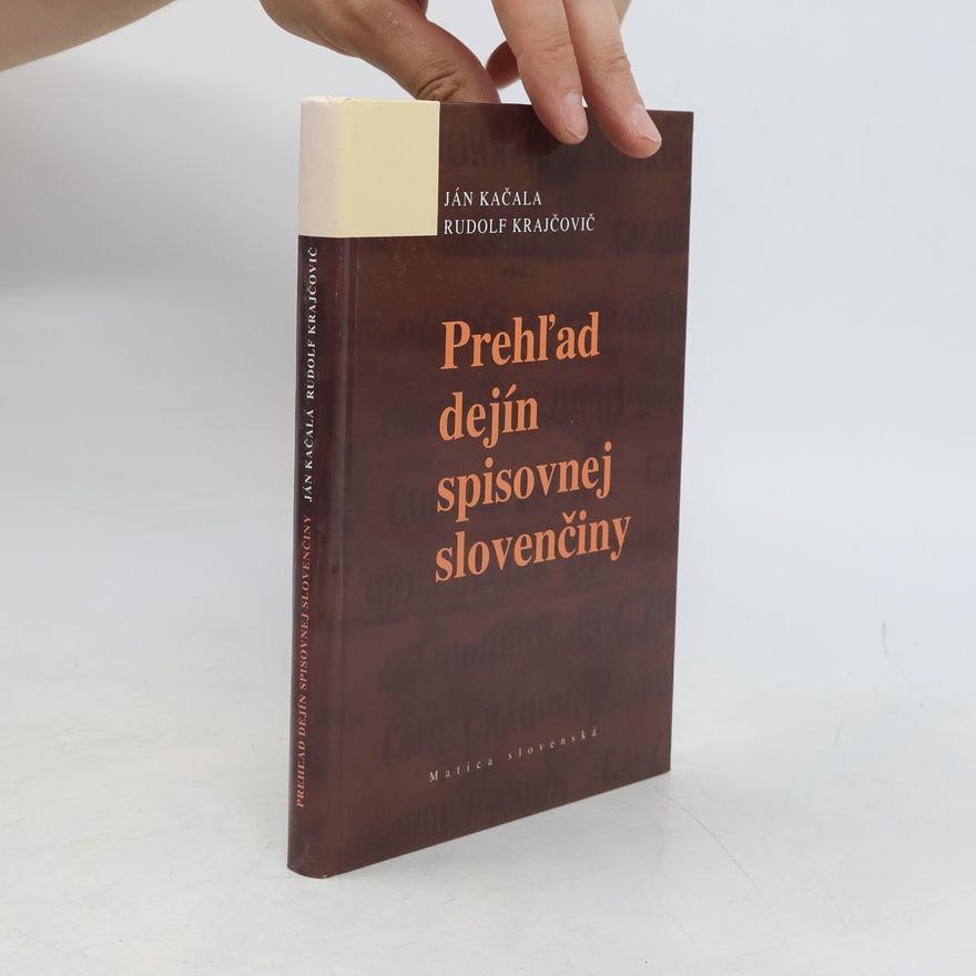 Rudolf Krajčovič Prehľad dejín spisovnej slovenčiny