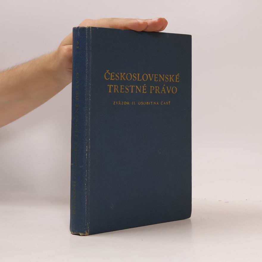Autorenkollektiv Československé trestné právo