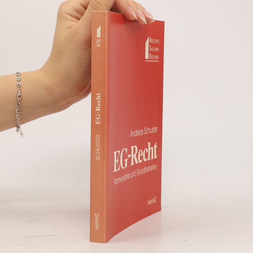 Andreas Schuster Rechts Taschen Bücher: EG-Recht
