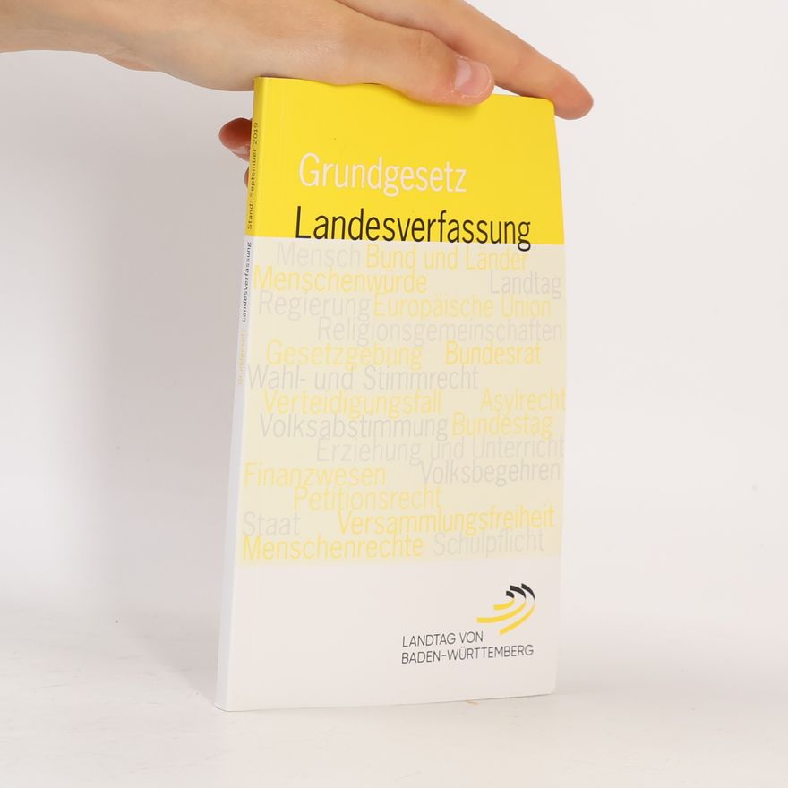 Various authors Grundgesetz Landesverfassung