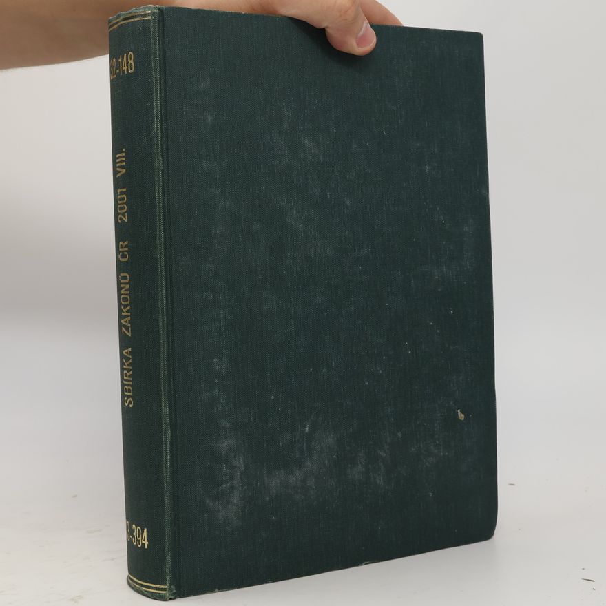 Collectif d'auteurs Sbírka zákonů ČR 2001 VIII.