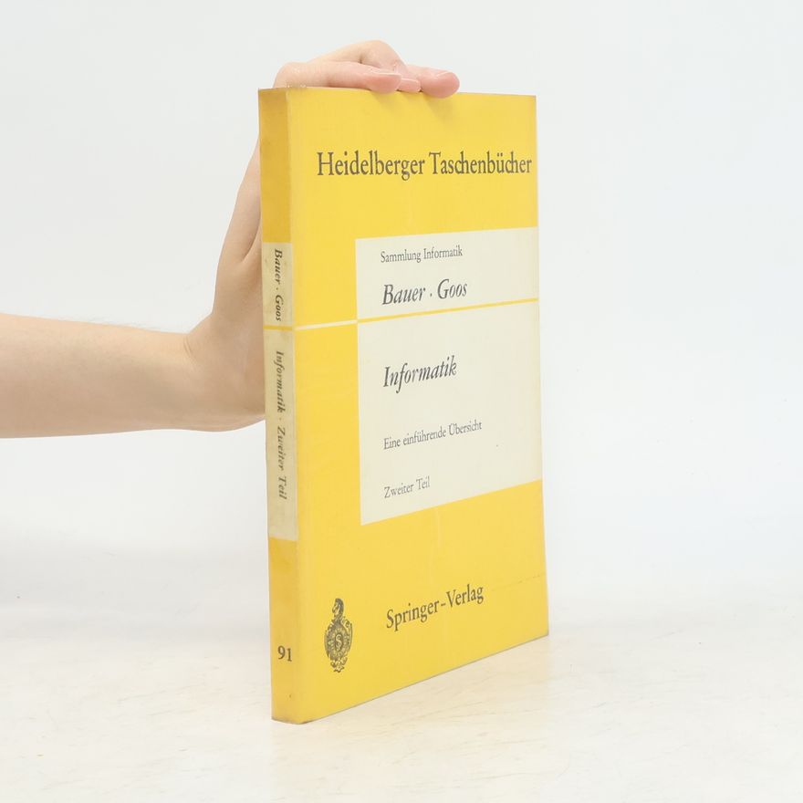 Gerhard Goos Heidelberger Taschenbücher - 2: Informatik