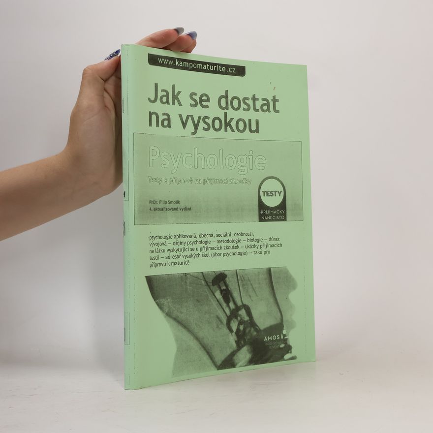 Filip Smolík Jak se dostat na vysokou psychologie