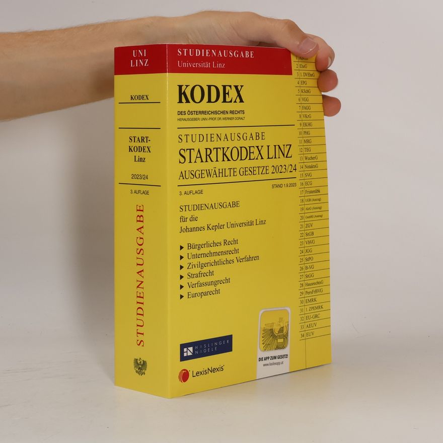 Werner Doralt Kodex Startkodex Linz 2023/24 - inkl. App: Studienausgabe für die Uni Linz