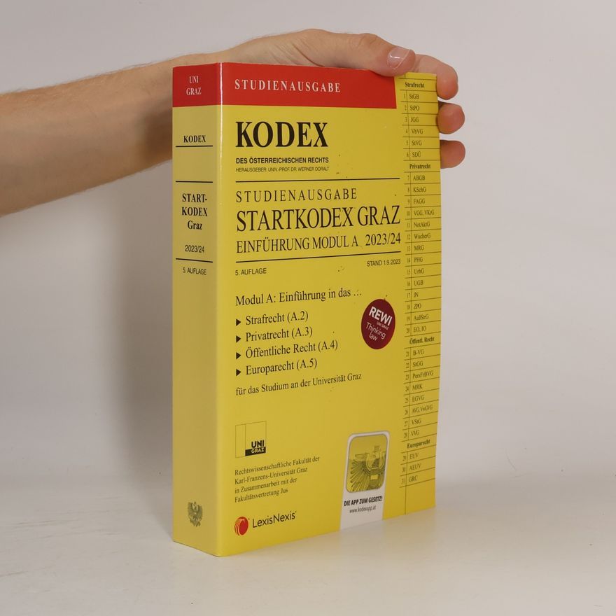 Werner Doralt Kodex Studienausgabe - 2023/24: Startkodex Graz Einführung Modul A