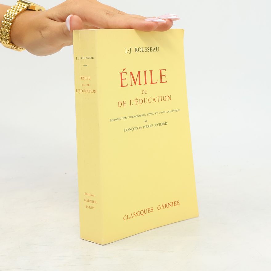 Jean-Jacques Rousseau Émile Ou De L´Éducation
