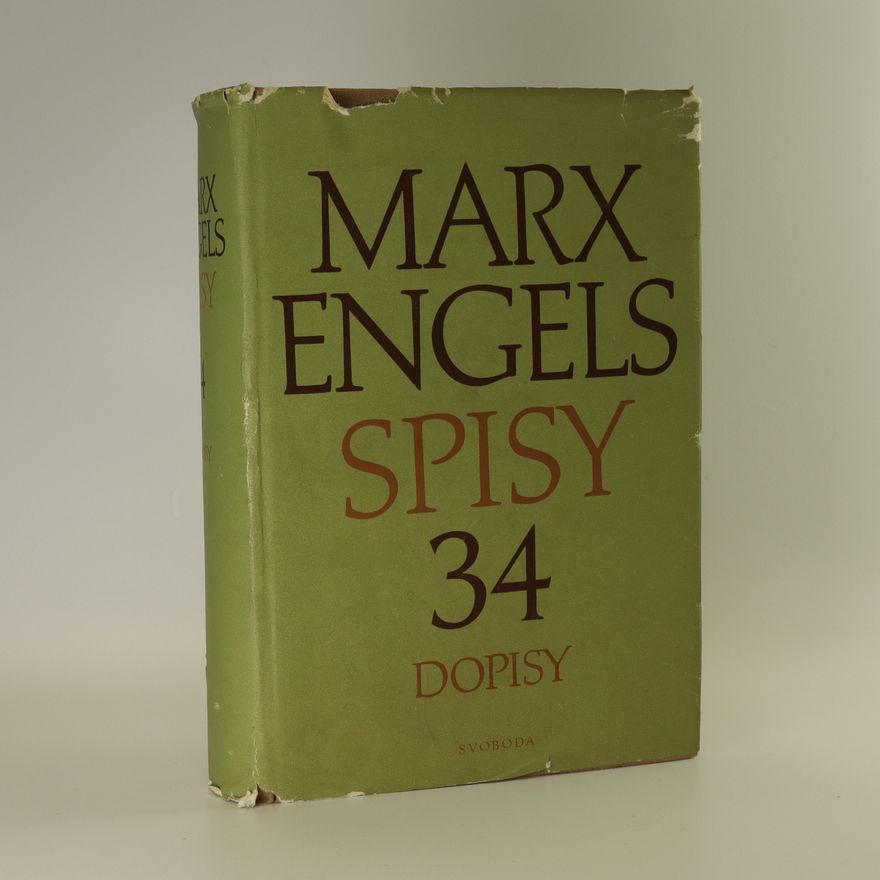 Karl Marx Marx, Engels. Spisy, svazek 34. Dopisy, svazek 8