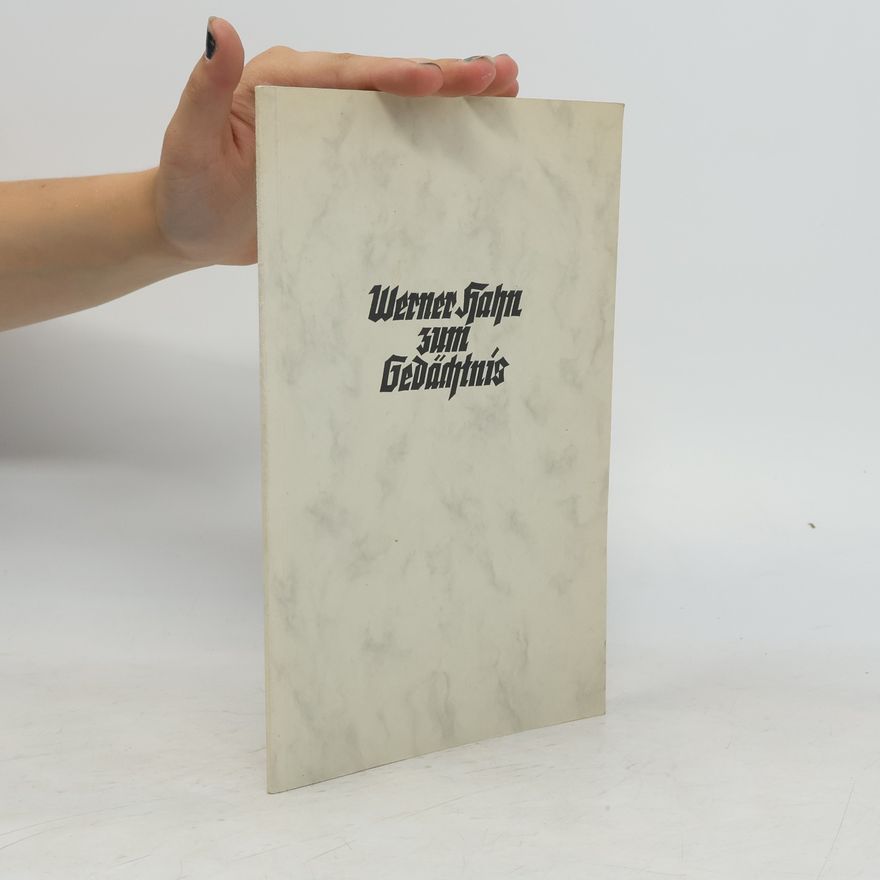 Hans Stempel Dr. Werner Hahn zum Gedächtnis