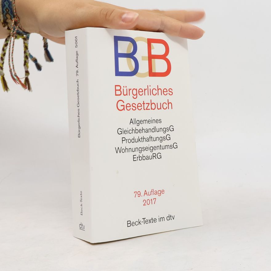 Various authors Bürgerliches Gesetzbuch
