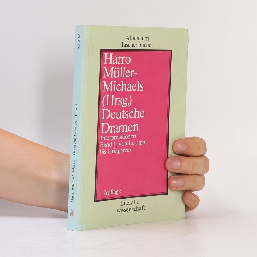 Harro Müller Michaels Deutsche Dramen