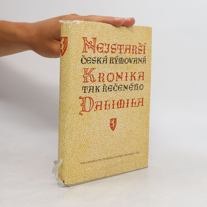asi Dalimil Nejstarší česká rýmovaná kronika tak řečeného Dalimila
