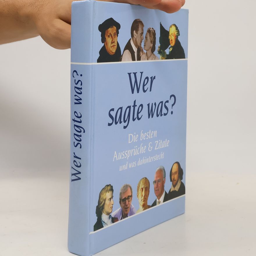 Various authors Wer sagte was?