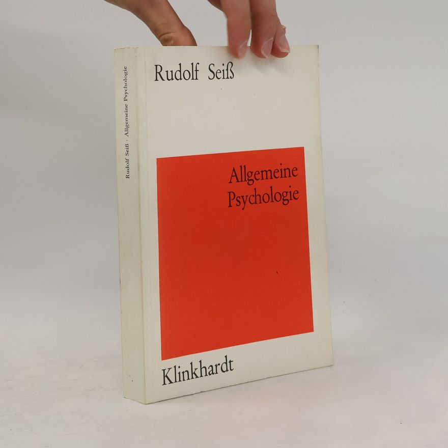 Rudolf Seiss Allgemeine Psychologie