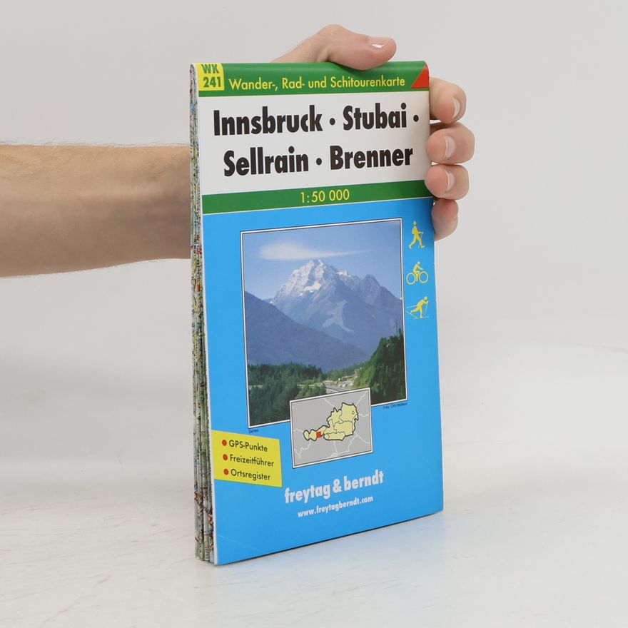 Kartographische Anstalt Hiking Maps of the Austrian Alps - 241: Freytag & Berndt Wander-, Rad- und Freizeitkarte Innsbruck, Stubai, Sellrain, Brenner