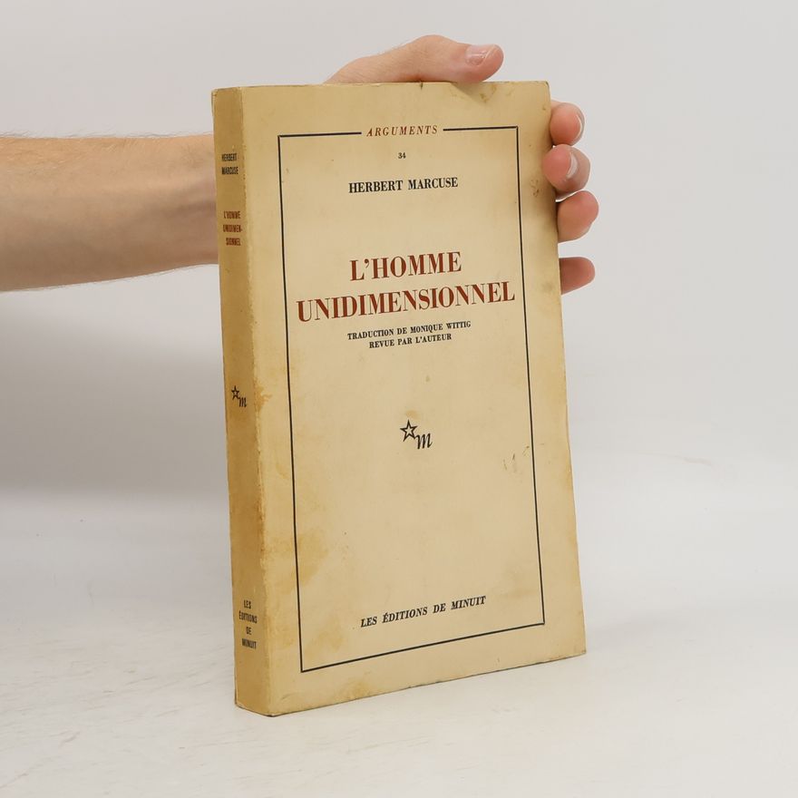 Herbert Marcuse L'homme unidimensionnel